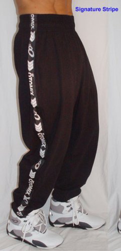 O500 Otomix Baggy Workout Gym Pants - Signature Stripe