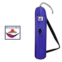 Pure Bliss Yoga Mat Bag - XL Yoga & Pilates Tote Bag With Shoulder Strap, Pocket & Key Clip