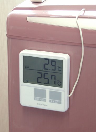 DRETEC 室内室外温度計 ホワイト O-215WT