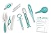Summer Health and Grooming Kit, Teal/White