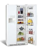 Frigidaire GLHS66EJW 26.0 cu. ft. Side-by-Side Refrigerator with 3 Glass Shelves (White)