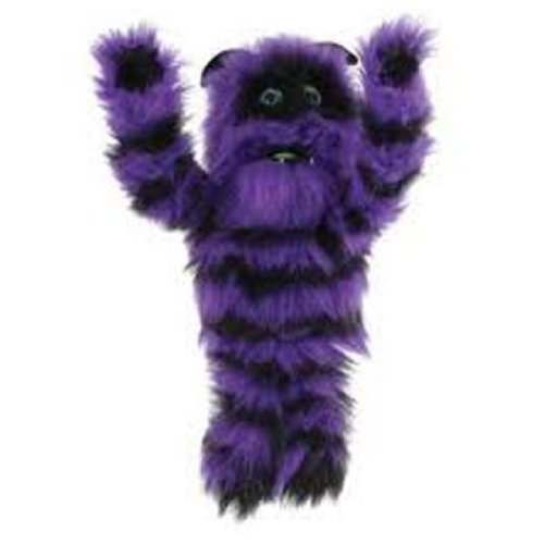 The Puppet Company Monster Puppet, Purple and Black-image