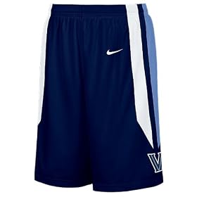 Villanova Wildcats Blue NCAA Screen Printed Replica Basketball Shorts By Nike Team Sports