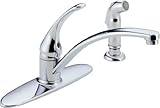 Delta Foundations B4410LF Single Handle Kitchen Faucet With Spray, Chrome by Delta Faucet [並行輸入品]