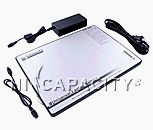 External Laptop Battery - 95 Watt Hours. Provides up to seven hours of additional run-time. Includes AC adapter for charging.