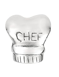 925 Sterling Silver Chef Hat Bead, For Chamilia, Pandora, Biagi, Personality, Reflections And More Charm Bracelets