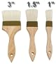 3 COMMERCIAL PASTRY BRUSH SET