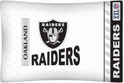 Sports Coverage NFL Oakland Raiders Pillow Case Logo
