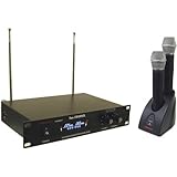 Hisonic Dual VHF Rechargeable Wireless Microphone, HS8289