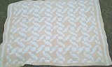 Antique Indiana Puzzle Quilt Peach & White