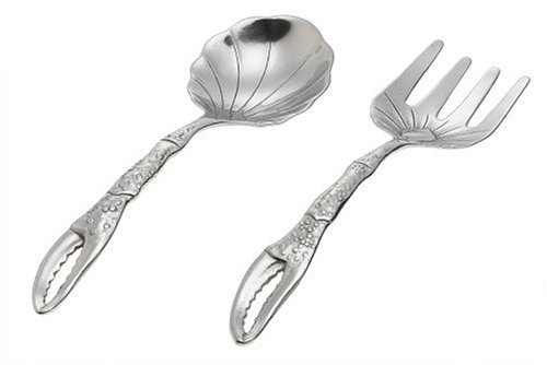 Arthur Court Crab 2-Piece Salad Serving Set
