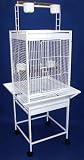 Brand New Parrot Bird Wrought Iron Cage Cages 18x18x57-WHT