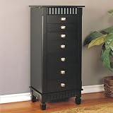 Powell Contemporary “Merlot” Jewelry Armoire