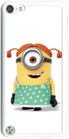 Despicable Me Minions Apple iPod Touch iTouch 5th Generation Hard Plastic Black or White cases (White)