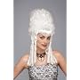 White Historical Tall Wig for Halloween Costume