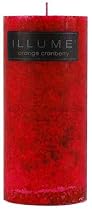 ILLUME Orange Cranberry 3x6 Pillar Candle