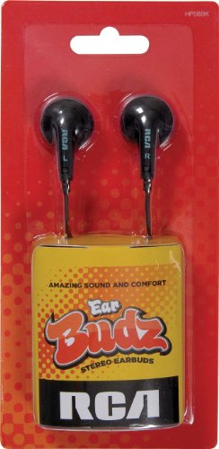 RCA HP56BK 13mm Ear Buds (Black)