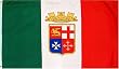 Italy Royal Naval Standard Flag - 3 foot by 5 foot Polyester (NEW)