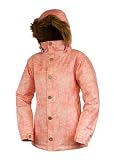 Betty Rides Women's Acid Wash Ava Parka Snowboard/Ski Jacket (Acid Peach, X-Small)