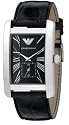 Emporio Armani Men's Black-Strap Watch
