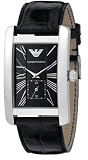 Emporio Armani Watch, Men's Black Leather Strap AR0143