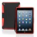 iPad Mini Lightweight Hard Shell Case with Built in Stand. Shock Absorbing Design. Red