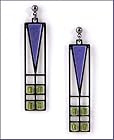 Frank Lloyd Wright Thomas House Design Earrings