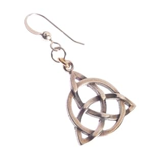 Delicate Triquetra Earrings