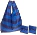 BAGGU Reusable Shopping Tote - 3-Pack,Blue Stripe,one size
