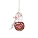 Virginia Tech Hokies NCAA Acrylic Basketball Snowman Ornament (2.50)