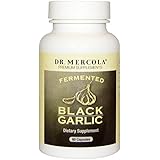 Dr. Mercola Fermented Black Garlic - Minimum Of 1.2 Milligrams (mg) Of S-allyl-cysteine (SAC) In Each Recommended Serving - 60 Capsules