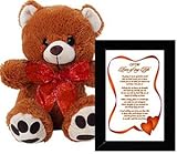 I Love You Gift for Wife, Husband, Boyfriend or Girlfriend - A Perfect Valentine's Day or Anniversary Gift - Includes a Plush Teddy Bear