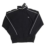 Boys Kids Fred Perry Track Jacket Sweater Top JNR Full Zip Pockets Age 13-14