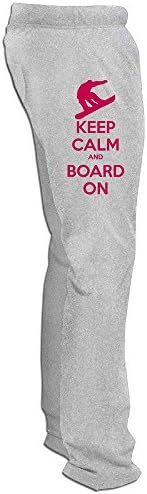 Victoyan Men's KC Board On Music Sweatpants XL Ash