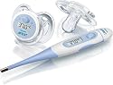 Philips Avent SCH540/00 Baby-Thermometer-Set (digitales Fieberthermometer, Schnuller-Thermometer, Beruhigungsschnuller)