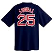 Mike Lowell Boston Red Sox Name and Number T-Shirt