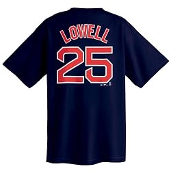 Mike Lowell Boston Red Sox Name and Number T-Shirt