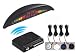 Black Wireless Car reversing parking Four 4 rear sensor Safe sensors with Colour LCD display