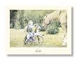Horsing Around by Betsy Cameron 13.5"x20.5" Art Print Poster