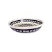 Kitchen & Housewares : Teresa Beach Polish Pottery 9.5 Inch Pie Pan, Peacock pattern