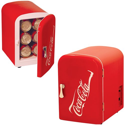 Koolatron KWC-4 Coca-Cola Personal 6-Can Mini Fridge