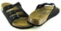 Betula Licensed by Birkenstock Black Nubuk 3 Strap Sandal Size: 38