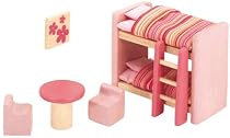 Pintoy Dolls House Wooden Accessory set - Children's Bedroom
