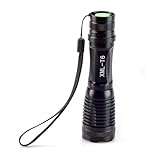 1000lm Cree Xm-l T6 LED Zoomable Focus 5 Modes Alloy Lamp Flashlight Torch