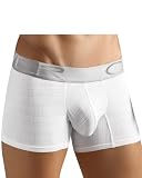 CLEVER - Boxer blanc microfibre tendance et fashion