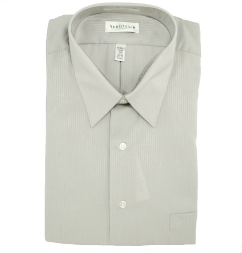  Van Heusen Sateen Stripe Dress Shirt