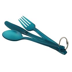 Lexan 3pcs Camping Utensil Set, knife, fork and spoon