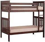 Canwood Alpine II Twin over Twin Bunk Bed with Vertical Ladder/Guard Rail,  ....