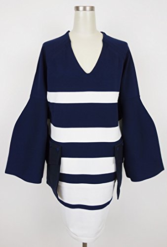 (アウラアイラ) AULA AILA バルーンスリーブボーダーニットワンピース