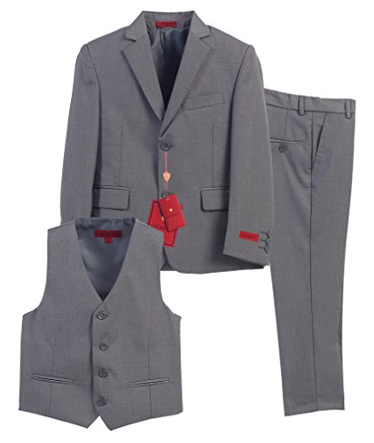 Gioberti Boys Formal 3 Piece Suit, Vest, & Pants Set